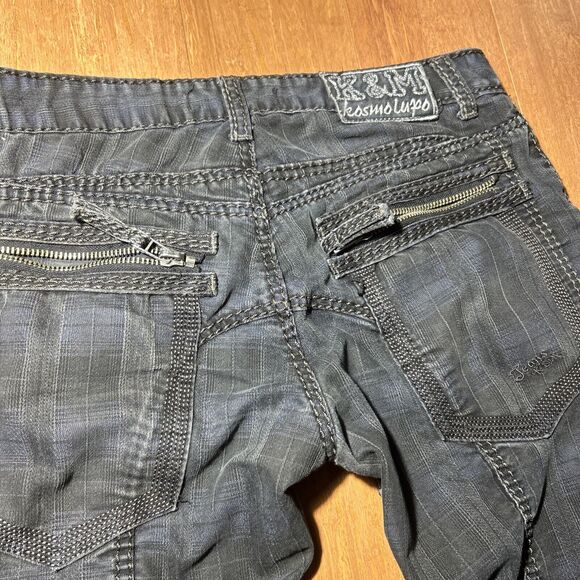K&M Kosmo Lupo Mens Jeans Clubwear Denim black 32 - Picture 9 of 10